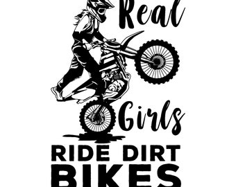 SVG di moto da cross: grafica con silhouette di motocross (download digitale)