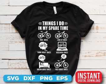 Radfahren Freizeit SVG: Lustiges Radfahrer Grafikdesign (Digitaler Download)