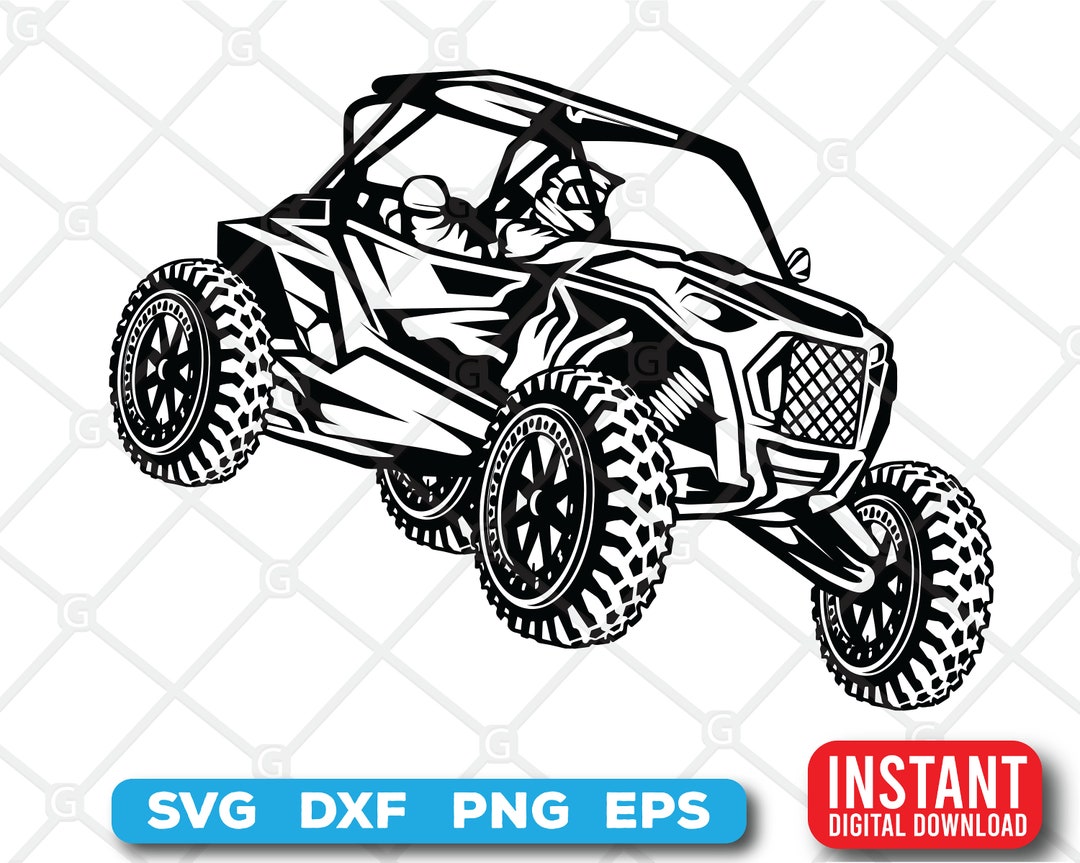 UTV Svg UTV Png UTV Vector Cut File Artsy Style Digital Download Etsy