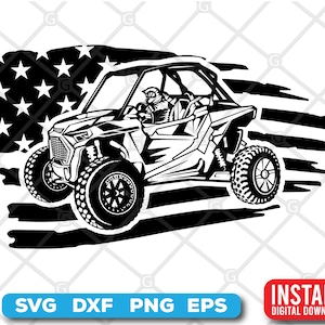 UTV svg - UTV png -  Patriotic Utv in USA flag -  digital download