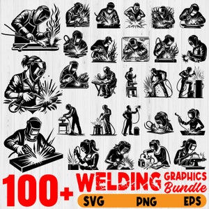 Welding SVG, Welder SVG, 100+ Welding vector graphics design, digital download