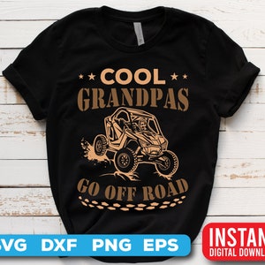 UTV svg - UTV png - Cool grandpas go off road -  digital download
