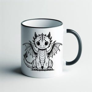 300+ Baby Dragon Graphics SVG Bundle, Baby Dragon cut files for Cricut, Tribal Dragon Clipart, png,svg, and pdf, Instant Digital download image 6