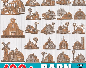 Barn SVG Bundle: 120+ Laser Cut Files (Digital Download)