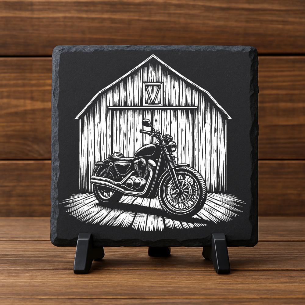 147 Vintage Cruiser Motorcycle Slate Engraving Files: Biker PNG Bundle ...