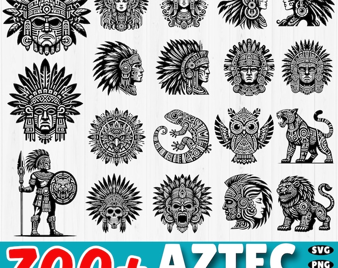 Southwestern Aztec SVG Bundle:tribal Pattern Svg, western Cut Files ...