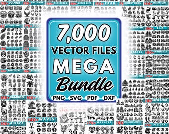 7000+ Mega SVG Bundle: Vector Cut Files, Clipart Designs (Commercial Use)