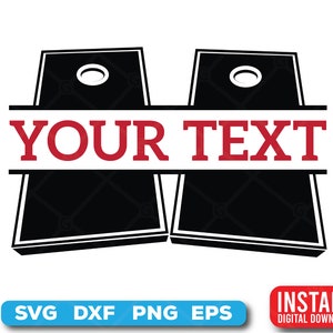 Cornhole svg - Cornhole png  - Editable Cornhole shirt design cut file - Digital download