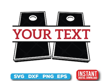 Cornhole Shirt Design SVG PNG: Editable Cut File (Digital Download)