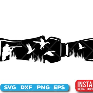 Duck Hunting svg - hunting svg  - Duck hunting arts Creative Duck call silhouette graphics for cut file - Digital download
