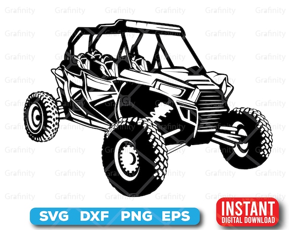 UTV svg - Vector UTV 4 seaters  -  digital download