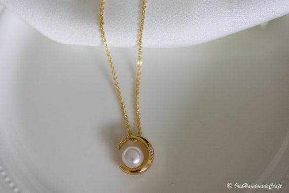 Personalised moon phase necklace sale