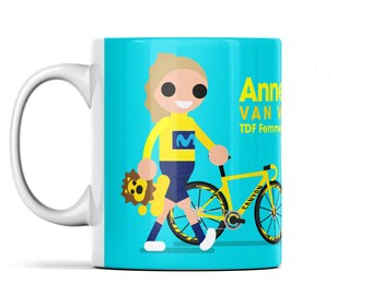 Annemiek van Vleuten Yellow 2022 Mug