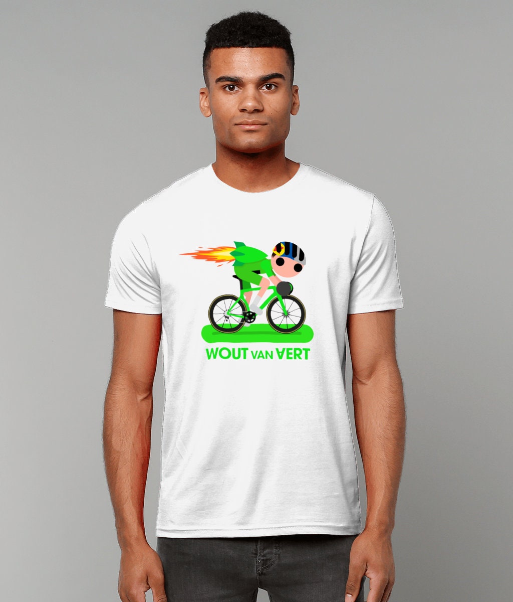 Wout Van Vert Wout Van Aert in Green T shirt Etsy