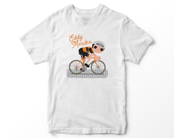 Eddy Merckx T-Shirt (Cycling Legend)