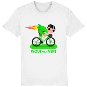 Wout van Vert / Wout van Aert in Green T-Shirt