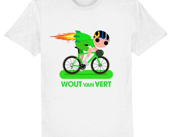 Wout van Vert / Wout van Aert in Green T-Shirt