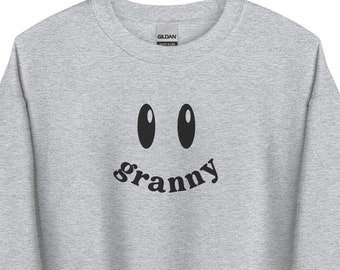 Embroidered Granny Sweatshirt, Mother's Day Gift, Granny Sweatshirt, Gift For Granny, Embroidery Grandma Gift For Granny