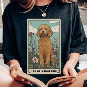 Goldendoodle Shirt, The Goldendoodle Tarot Card Shirt, Goldendoodle Gift, Goldendoodle Mom Shirt, Goldendoodle Tshirt, Goldendoodle Dad Gif