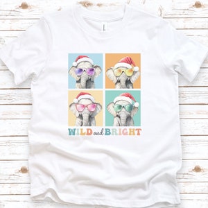 Elephant Christmas Shirt, Christmas Elephant Shirt, Wild Christmas, Christmas Safari, Christmas Zoo Shirt, Elephant Sweatshirt,Elephant Gift