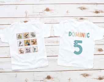Dinosaur Birthday Shirt, Jurassic Era Birthday Shirt, T-Rex Birthday Shirt, Personalized Dinosaur Birthday Shirt, Dinosaur Theme Birthday