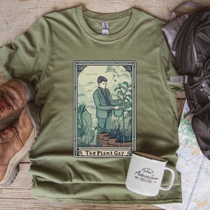 Plant Gay Shirt, Funny LGBT Shirt, Gift For Gay Friend, Plant Tarot Daddy Shirt, Pride Month Shirt, Mens Tshirt, Queer Clothing,Gift For Son