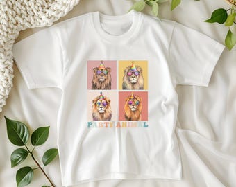 Lion Birthday Shirt, Safari Birthday Shirt, Zoo Birthday Shirt, Lion Toddler Shirt, Wild Birthday Shirt, Safari Party, Party Animal Birthday