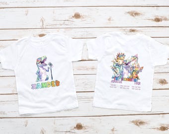 Dinosaur Birthday Shirts, Family Dinosaur Birthday T-Shirt, 3rd Birthday, Jurassic Theme Birthday, Dinosaur Band, Third Birthday Party Shirt