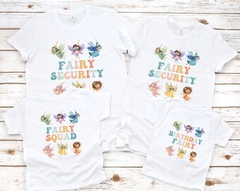 Fairy Birthday, Fairy Birthday Shirt, Fairy Birthday Family Shirts, Fairy Birthday Theme, Fairy Squad Shirts, 1st Birthday Shirts for Girls