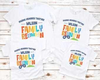 Personalized Family Reunion 2024 Shirt, Family Cookout Party Shirts, Matching Family Summer Party Customized Shirts, Family Reunion T Shirts