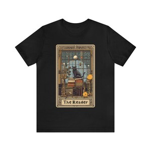 Book Lovers Gift, Bookish Shirt, Bookworm, Book Worm Gift, Dark Academia, Cat Mom Gift For Her, Gift For Friend, Booktok Gift, Reading Shirt Black