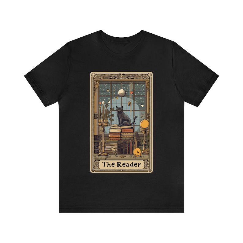 Book Lovers Gift, Bookish Shirt, Bookworm, Book Worm Gift, Dark Academia, Cat Mom Gift For Her, Gift For Friend, Booktok Gift, Reading Shirt Black