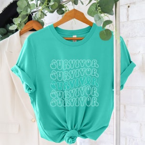 Ovarian Cancer Shirt, Ovarian Cancer Survivor, Fight Ovarian Cancer Shirt, Ovarian Cancer Awareness Shirt, Gift for Ovarian Cancer Survivor