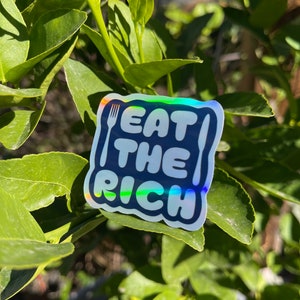 Eat the Rich Vinyl Sticker