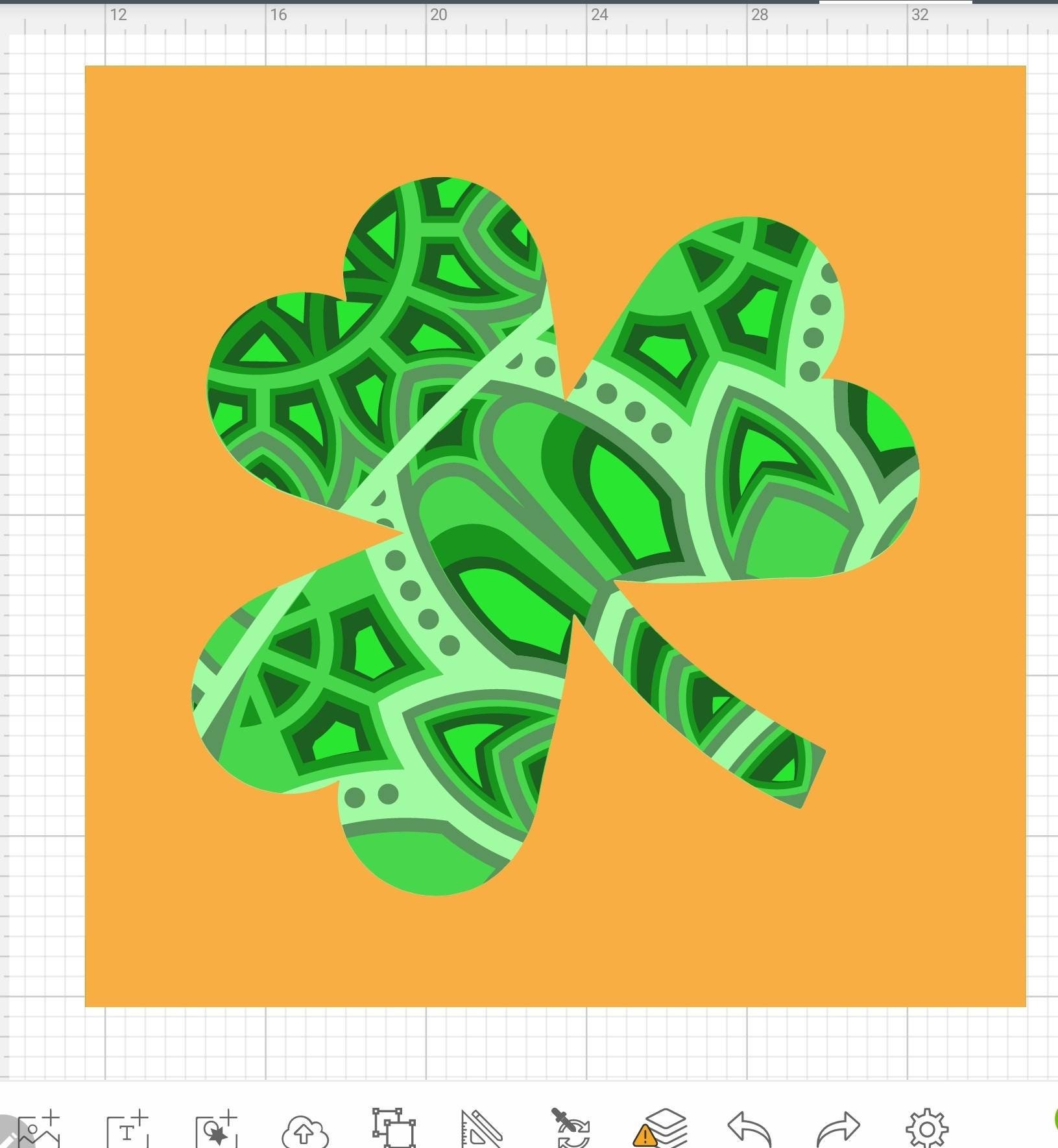Shamrock 3D Shadow Box SVG, Seamróg SVG, Digital Cut File, Paper Cut ...