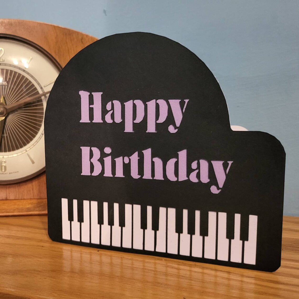 Piano Card Svg, Birthday Card Svg, Svg for Cricut, Craft for Pianist ...