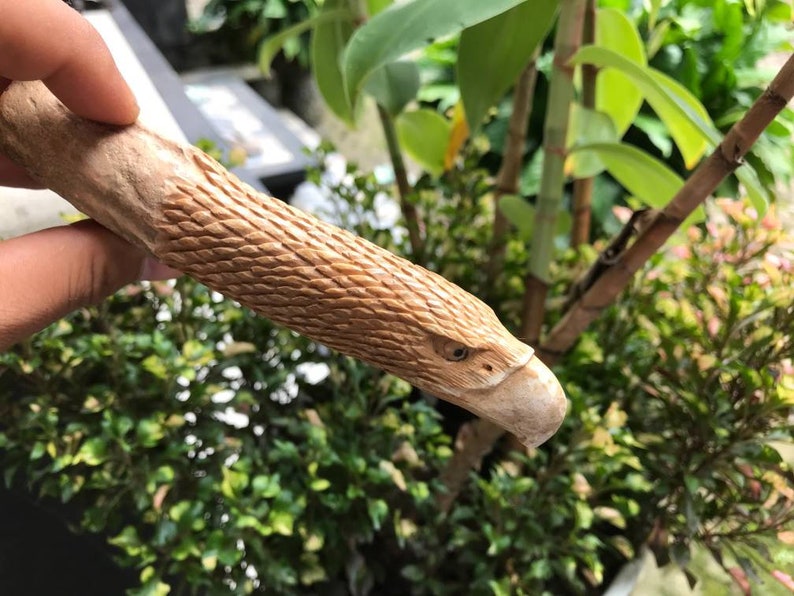 Antler Carving REAL Hand Carved Eagle From Deer Antler for - Etsy