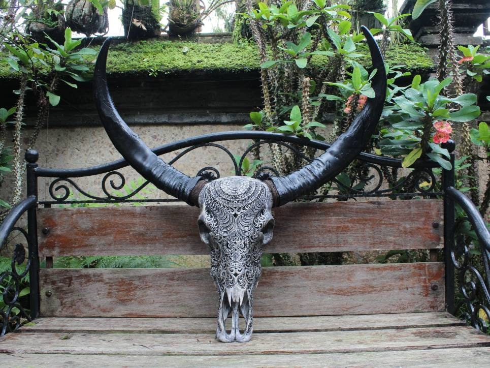象　置物　水牛の角　buffalo horn エレファント Yahoo!オークション -「水牛の角 置物」の落札相場・落札価格