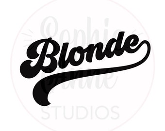 Blonde Digital Download File - One PNG File