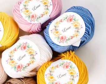 Natural Cotton Rayon Yarn, 45g, 70 Colors, Natural Cotton Yarn for Baby, Korean Yarn, Knitting Yarn, Crochet Yarn, Scrubby Yarn