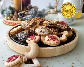 Weihnachtskekse 1Kg (34Eur pro Kg) Weihnachtsplätzchen wie sebstgemacht, Festagsmischung zu Weihnachten von FeinLand
