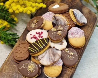 Ostereier Kekse 290g (44,50Eur pro Kg) Packung, Eierlei Plätzchen zu Ostern, Ostergebäck von FeinLand