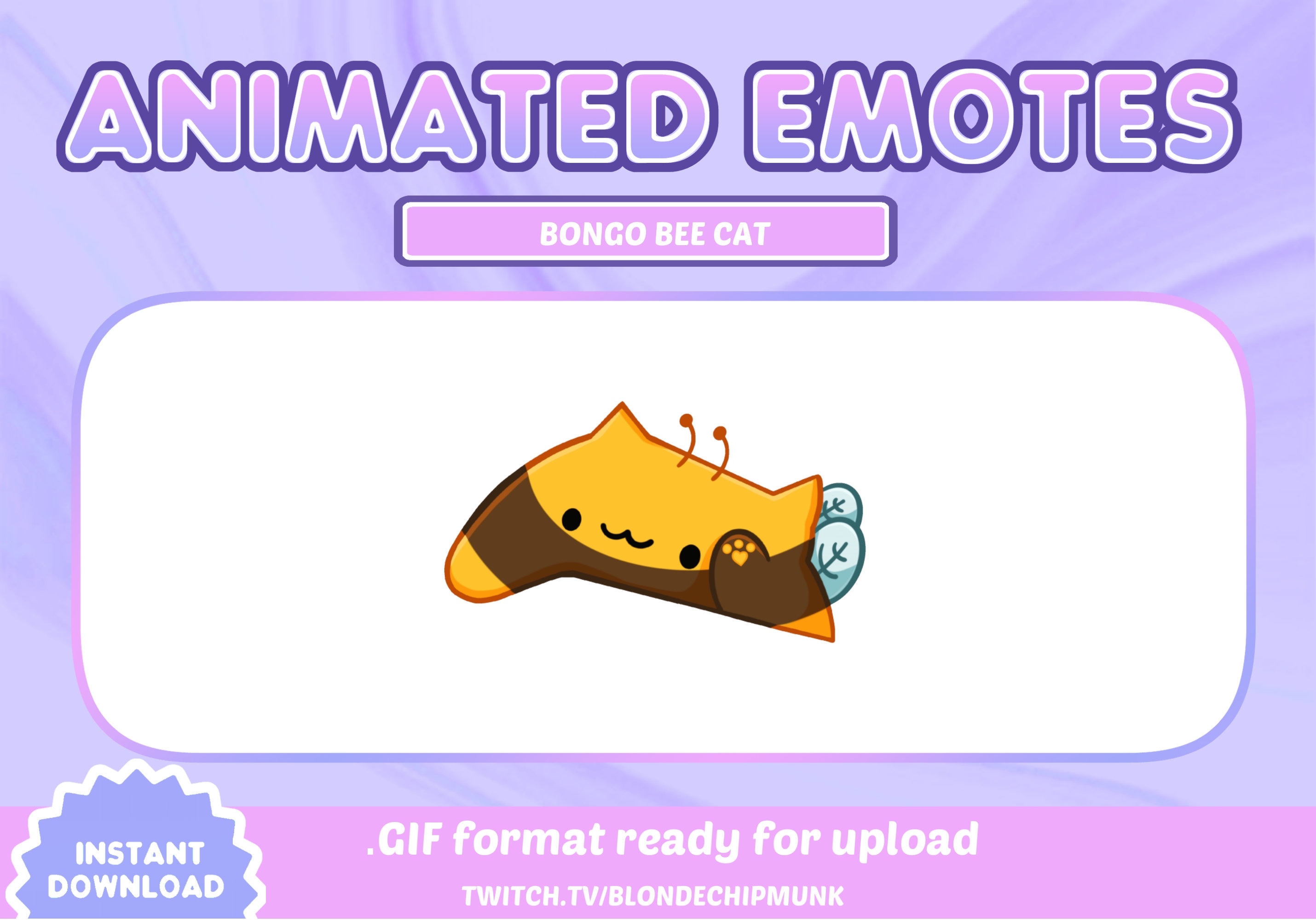 Pop Cat Animated Pixel Art Emote for Twitch, Discord &  | Ready to  use