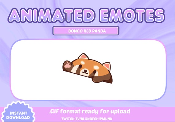 Oso Panda Rojo ANIMADO Bongo Cat Emote Twitch YouTube - Etsy México Oso Panda Rojo ANIMADO Bongo Cat Emote Twitch YouTube - Etsy México