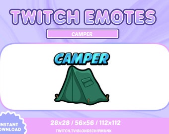 Camper Emote Twitch Youtube Discord Dbd Dead By Daylight Etsy France