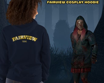 DBD Legion 'Susie' Fairview 1996 Unisex Dead by Daylight Cosplay Hooded Sweatshirt Hoodie Jumper Cosplay, Casual Cosplay Suzie Susie Legion