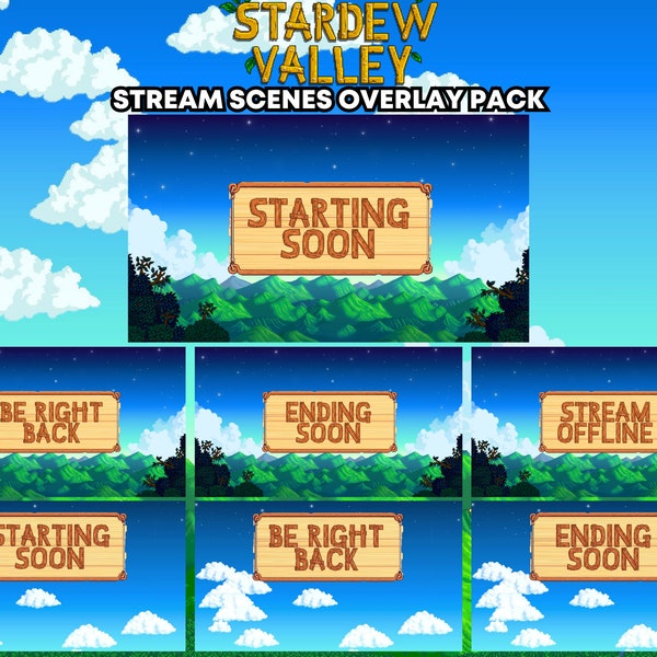 Stardew Valley Overlays - Etsy