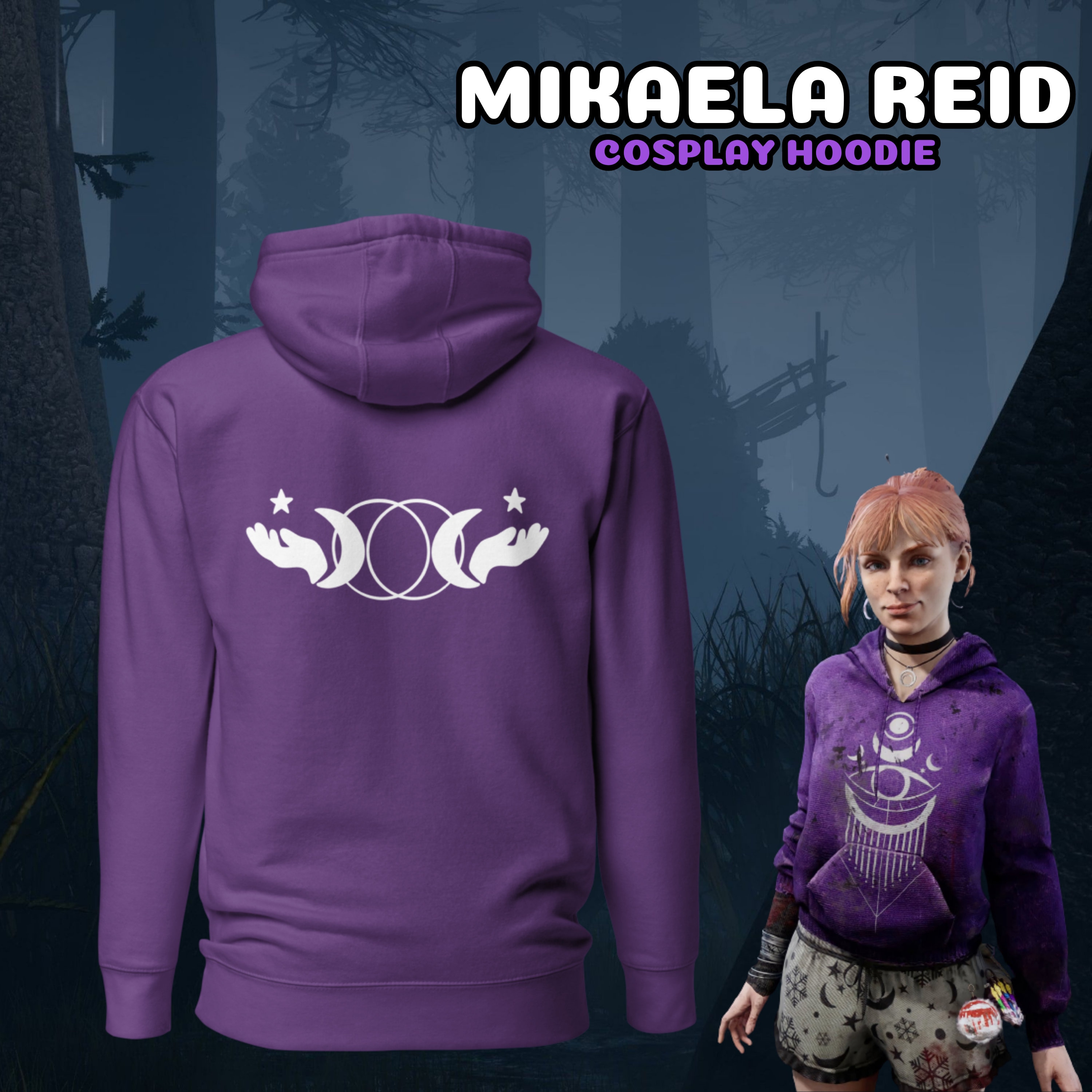 Mikaela Reid Lazy Pyjamas Pjs Cosplay Hoodie Dead by Daylight DBD Gaming  Gamer Cozy Break Unisex Purple Gift Hooded Sweatshirt Jumper - Etsy Denmark