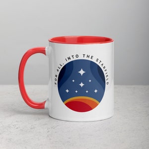 Starfield Coffee Mug Constellation Starfield Mug For All, Into the Starfield Galaxy Stars Futuristic Star Field Game Planet Stars Sci-Fi