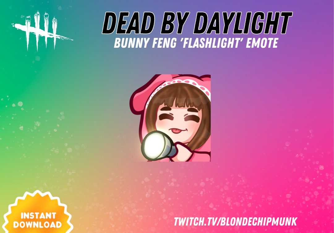 DBD Bunny Feng Min FLASHLIGHT Spam Emote Dead by Daylight Etsy